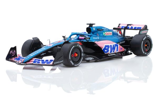 Forma1 Formula1 F1 modell model Alpine A522- Fernando Alonso Monaco GP 2022 Modell
