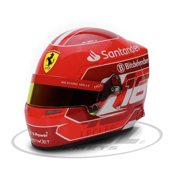 Forma1 Formula1 F1 sisak helmet SISAK Charles Leclerc - Scuderia Ferrari Bell 2024 1:2 - Mini helmet