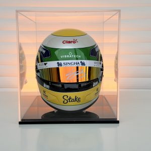 Forma1 Formula1 F1 sisak helmet SISAK Gabriel Bortoleto SIGNED - Stake Sauber F1 Team 2025 1:2 - Mini helmet