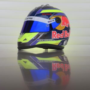 Forma1 Formula1 F1 sisak helmet SISAK Isack Hadjar Racing Bulls 2025 Schuberth - Mini helmet 1:2