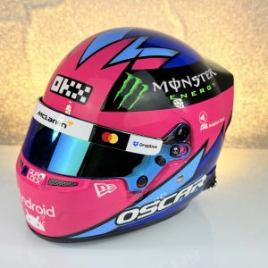 Forma1 Formula1 F1 sisak helmet SISAK Oscar Piastri - Mclaren Mercedes F1 Team 2025 Las Vegas GP 1:2 - Mini helmet
