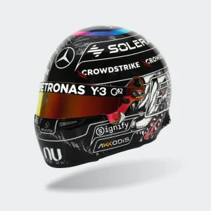 Forma1 Formula1 F1 sisak helmet SISAK GEORGE RUSSELL – Mercedes AMG 2026. Japan GP. 1:2 Bell - Mini helmet
