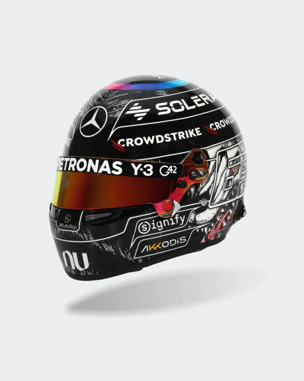 Forma1 Formula1 F1 sisak helmet SISAK GEORGE RUSSELL – Mercedes AMG 2026. Japan GP. 1:2 Bell - Mini helmet