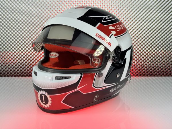 Forma1 Formula1 F1 sisak helmet SISAK Charles Leclerc - Alfa Romeo Bell 2018 1:2 - Mini helmet
