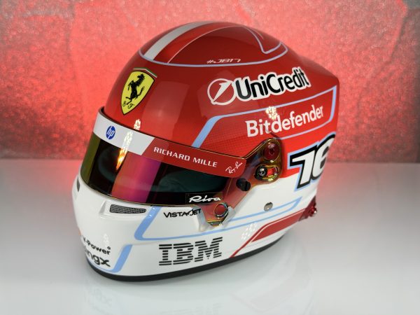 Forma1 Formula1 F1 sisak helmet SISAK Charles Leclerc - Scuderia Ferrari Bell 2026 1:2 - Mini helmet