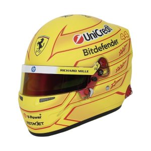 Forma1 Formula1 F1 sisak helmet SISAK Lewis Hamilton Scuderia Ferrari 2026. Bell 1:2 - Mini helmet