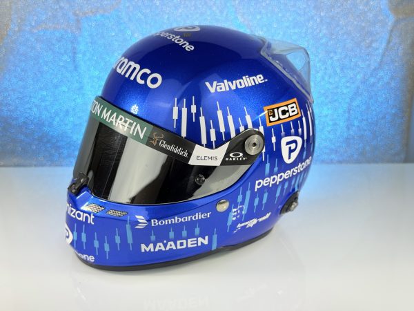 Forma1 Formula1 F1 sisak helmet SISAK Lance Stroll - Aston Martin F1 Team 2025 Australia GP Stilo 1:2 - Mini helmet