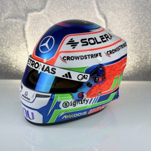 Forma1 Formula1 F1 sisak helmet SISAK Kimi Antonelli – Mercedes AMG 2026. 1:2 Bell - Mini helmet